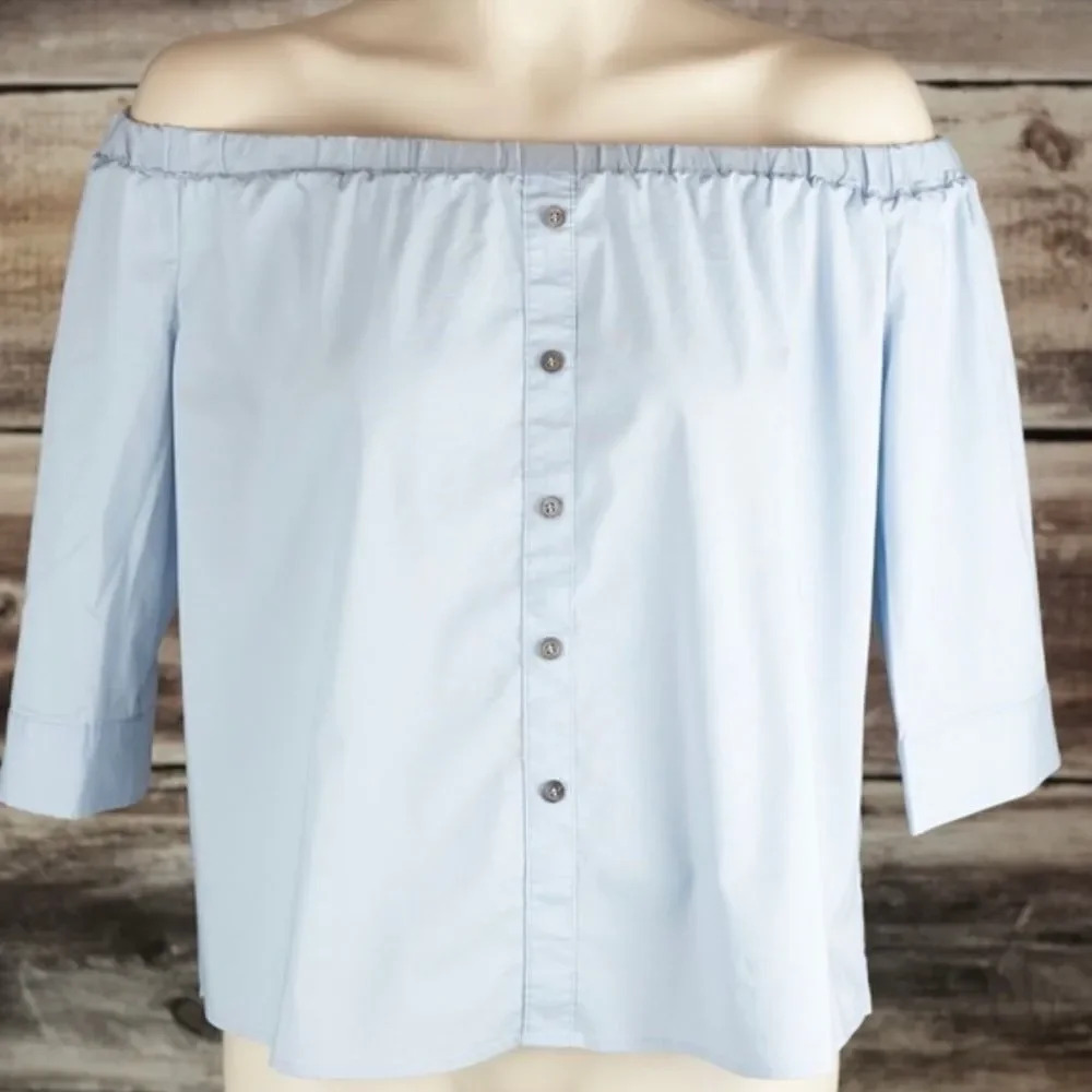 Vince Camuto Off the Shoulder Blouse - Picture 2 of 11